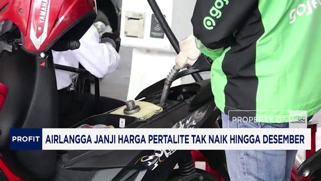 Video: Airlangga Janji Harga Pertalite Tak Naik Hingga Desember