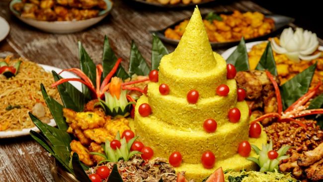 ilustrasi Nasi Tumpeng