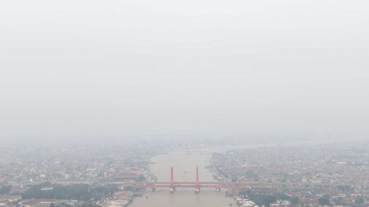 Kabut Asap di Palembang