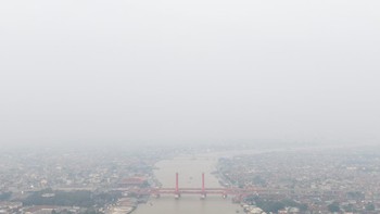 Kabut Asap di Palembang