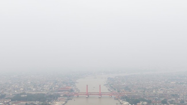 Kabut Asap di Palembang