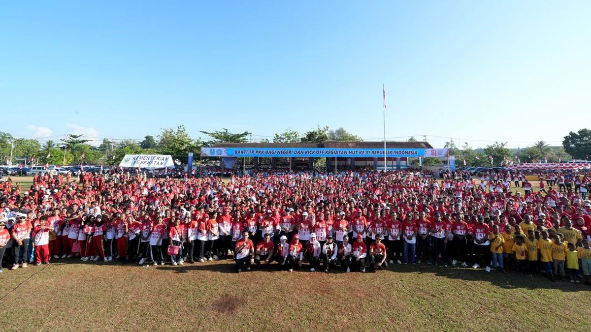 Potensi Wisata Bahari, Ketum TP PKK Ajak Pelajar Biak Cintai Tanah Air