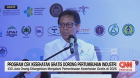 Program Cek Kesehatan Gratis Dorong Pertumbuhan Industri