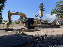 Penataan Pura Watu Klotok Dimulai, Patung Dewa Baruna Dipertahankan