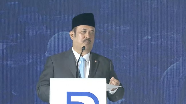Menteri Perencanaan Pembangunan Nasional (PPN)/Kepala Bappenas, Rachmat Pambudy di The Bangun Bangsa Coference 2026 di Gedung Bank Mega, Jakarta, Kamis (6/8).