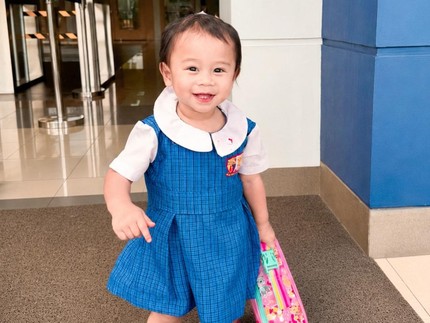 Belum Genap 2 Tahun, Intip Potret Leshia Anak Lesti Kejora yang Sudah Masuk Sekolah