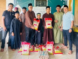 Bahtra Peduli Beri Bantuan Beras ke 3 Ponpes Tahfiz Al-Quran di Kolaka