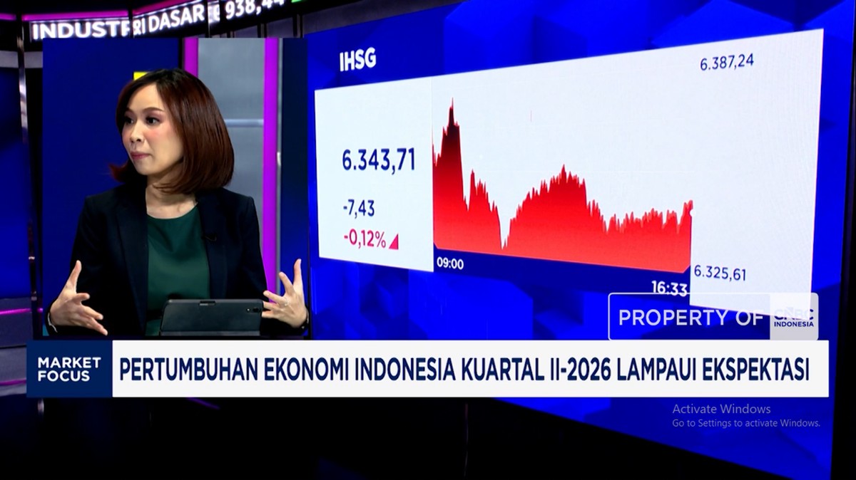 Video; PDB RI Q2-2026 Lampaui Ekspektasi, IHSG Bertahan di Atas 6.300