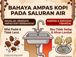 Infografis: Awas! Ini Bahaya Buang Ampas Kopi ke Wastafel