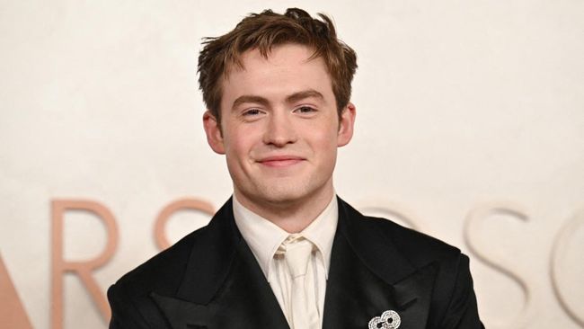 English actor Kit Connor attends the 97th Annual Academy Awards at the Dolby Theatre in Hollywood, California on March 2, 2025. (Photo by ANGELA WEISS / AFP)