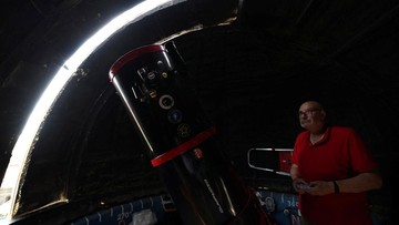FOTO: 'Penggembala Galaksi' Asal Spanyol Bangun Observatorium Pribadi