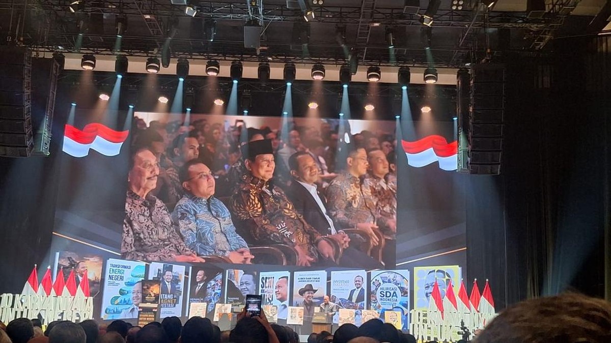Prabowo, Luhut Hingga Dasco Hadiri Peluncuran Buku Bahlil Lahadalia