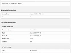 RAM dan Chipset Redmi Note 17 Pro Max Bocor dari Hasil Benchmark