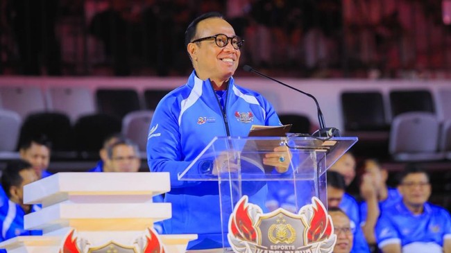 Wakapolri Komjen Pol. Dedi Prasetyo saat Opening E-Sports Kapolri Cup 2026.