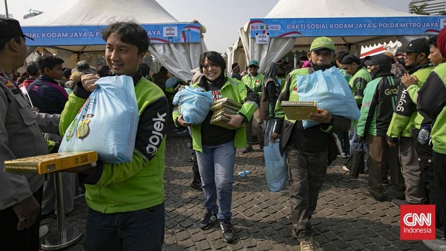 Cek Kesehatan dan Sembako Gratis di Apel Kebangsaan Jaga Jakarta