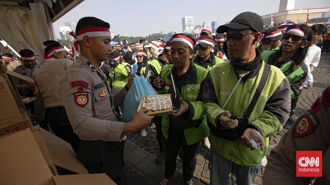 Cek Kesehatan dan Sembako Gratis di Apel Kebangsaan Jaga Jakarta