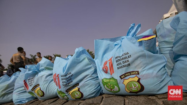 Cek Kesehatan dan Sembako Gratis di Apel Kebangsaan Jaga Jakarta