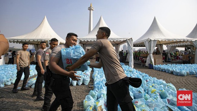 Cek Kesehatan dan Sembako Gratis di Apel Kebangsaan Jaga Jakarta