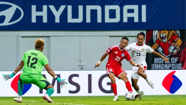 Timnas Indonesia tersingkir dari Piala AFF 2026 usai ditahan imbang Singapura 1-1 di Stadion Jalan Besar, Kallang, Singapura, Jumat (7/8). (Dok. Aseanutdfc)
