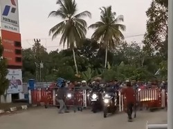 Heboh Start MotoGP Juga Terjadi di SPBU Tabalong