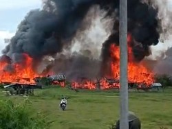 96 Kios di Aceh Tengah Ludes Terbakar
