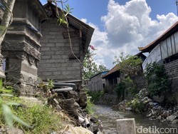 Langganan Banjir, Warga Bantaran Sungai Candigara Klungkung Minta Tanggul