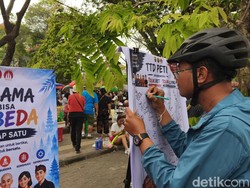 Lapak Toleransi Hadir di CFD Renon, Warga Teken Petisi Anti IRET dan Bullying