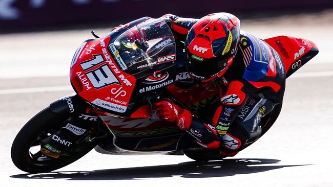 Pembalap Moto3 Malaysia, Hakim Danish.