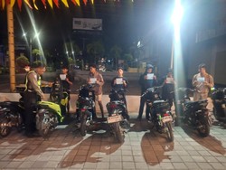 Gelar Razia, Polresta Denpasar Sita 26 Motor Berknalpot Brong-Tak Pakai Pelat