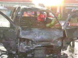 Mobil Terbakar Saat Isi BBM di SPBU Kota Bogor Diduga Akibat Korsleting Aki