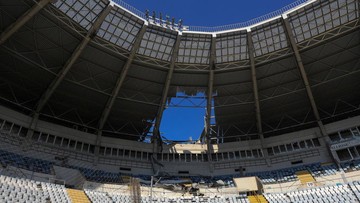 FOTO: Serangan Rusia Hantam Salah Satu Stadion Terbesar di Ukraina