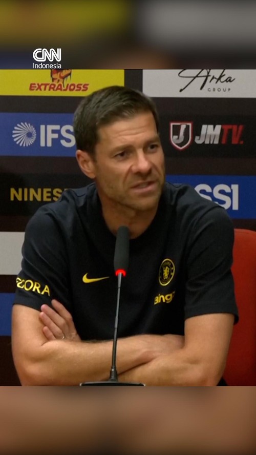 Xabi Alonso mengungkap alasan melatih Chelsea, jelang laga persahabatan melawan AC Milan di Stadion Utama Gelora Bung Karno, Jakarta pada Sabtu (8/8).