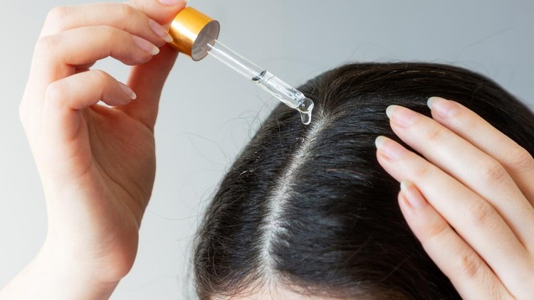 Ilustrasi serum rambut