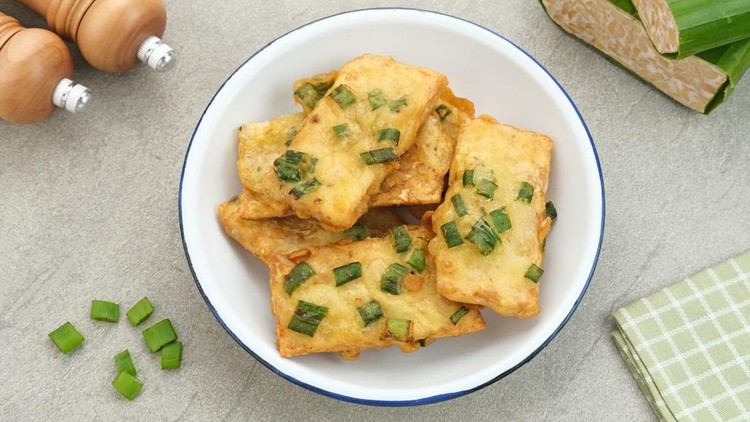 Ilustrasi tempe goreng tepung