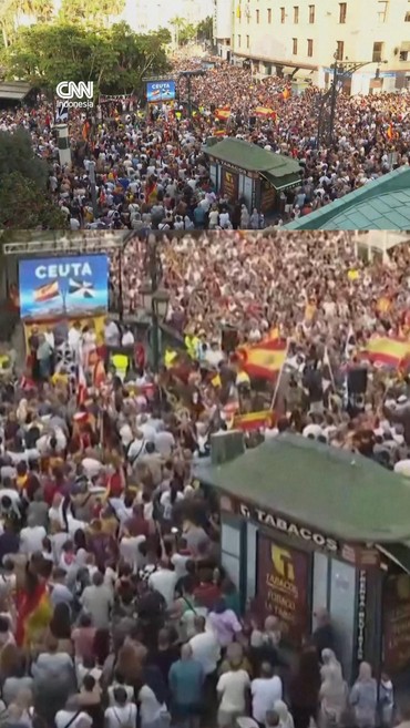 Ratusan Warga di Ceuta Demo Tuntut Solusi Krisis Migrasi