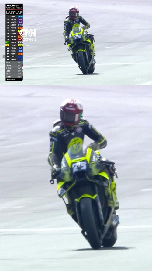 Raul Fernandez meraih kemenangan MotoGP Inggris 2026 di Sirkuit Silverstone pada Minggu (9/8).