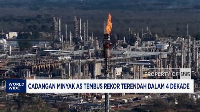 Video: Cadangan Minyak AS Tembus Level Terendah Dalam 4 Dekade