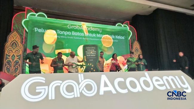 CEO Grab Indonesia, Neneng Goenadi dalam Peluncuran Grab Academy, Selasa (11/8/2026). (CNBC Indonesia/Novina Putri Bestari)