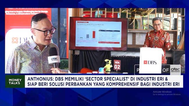 'Jurus' Bank DBS Indonesia Dukung Pertumbuhan Sektor ERI
