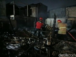 Kebakaran di Jalan Kandea Makassar Hanguskan 37 Rumah, 2 Orang Luka