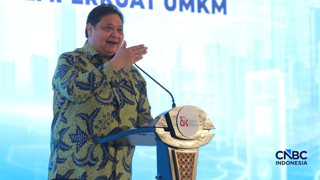 Airlangga Bakal Perluas Pembiayaan Buat UMKM, Naik Jadi Rp2.000 T