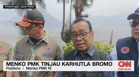 Menko PMK Tinjau Karhutla Bromo
