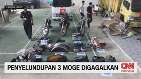 Penyelundupan 3 Moge Digagalkan