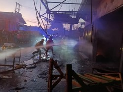 Kebakaran Ruko di Pagutan Mataram, 1 Korban Luka Bakar-Kerugian Rp 300 Juta