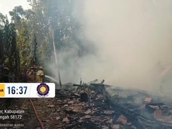 Puntung Rokok Anak Diduga Bikin Rumah di Grobogan Terbakar, Ibu Tewas
