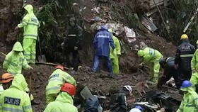 Evakuasi Longsor imbas Hujan Deras di Baguio Filipina, 10 Orang Tewas