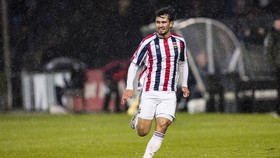 TILBURG , 03-10-2025 , Koning Willem II stadium , season 2025 / 2026 , Dutch Keuken Kampioen Divisie football , match between  Willem II and Roda JC Kerkrade , final score 1-2 , picture shows Willem II player Nathan Tjoe A On.
