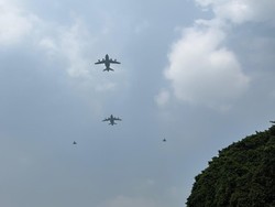 Atraksi Helikopter-Pesawat Rafale Warnai Geladi Kotor Upacara HUT RI di Istana