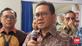 Menteri Perdagangan (Mendag) Budi Santoso dalam konferensi pers di Kemendag, Jakarta Pusat, Rabu (12/8).