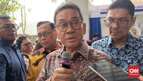 Menteri Perdagangan (Mendag) Budi Santoso dalam konferensi pers di Kemendag, Jakarta Pusat, Rabu (12/8).